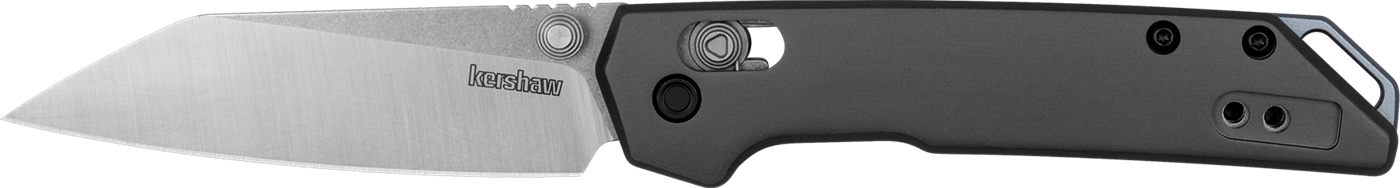 Kershaw 2051R Iridium Mini 3in Folding Reverse Tanto Plain Stonewashed D2 S