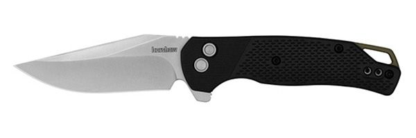 Kershaw Runoff Knife Plain Edge Manual Open-Black BOX