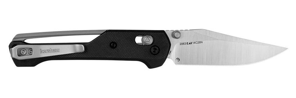 Kershaw Knives Airspace Folding Knife 3in Clip Point Blade Black view 2
