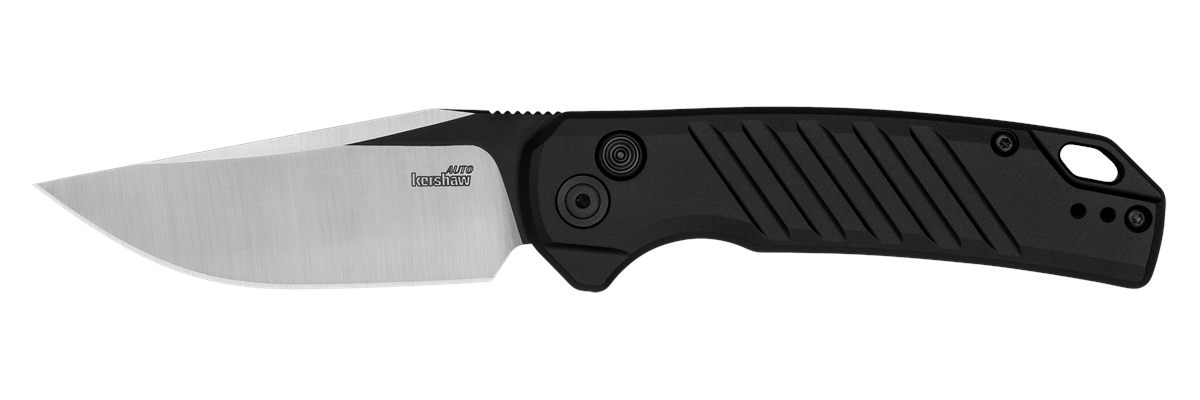 Kershaw 7305 Launch 23 Automatic 3.30in Folding Trailing Point Plain Black