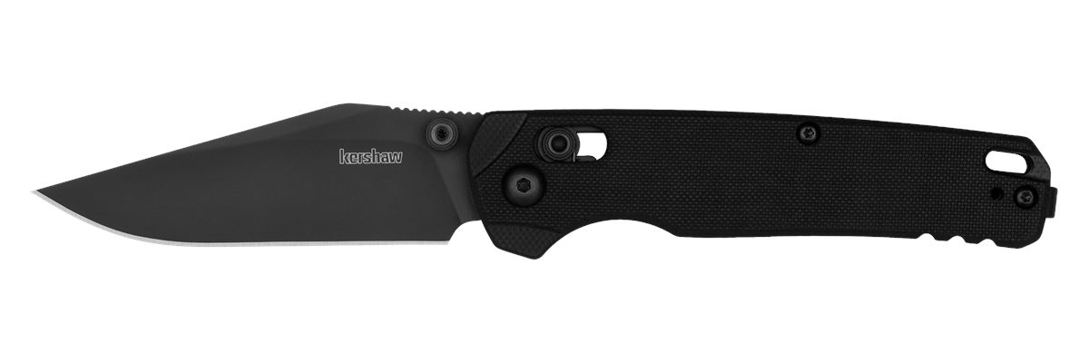 Kershaw 6106BLK Bel Air 3.05in Folding Clip Point Plain Black PVD CPM Magna