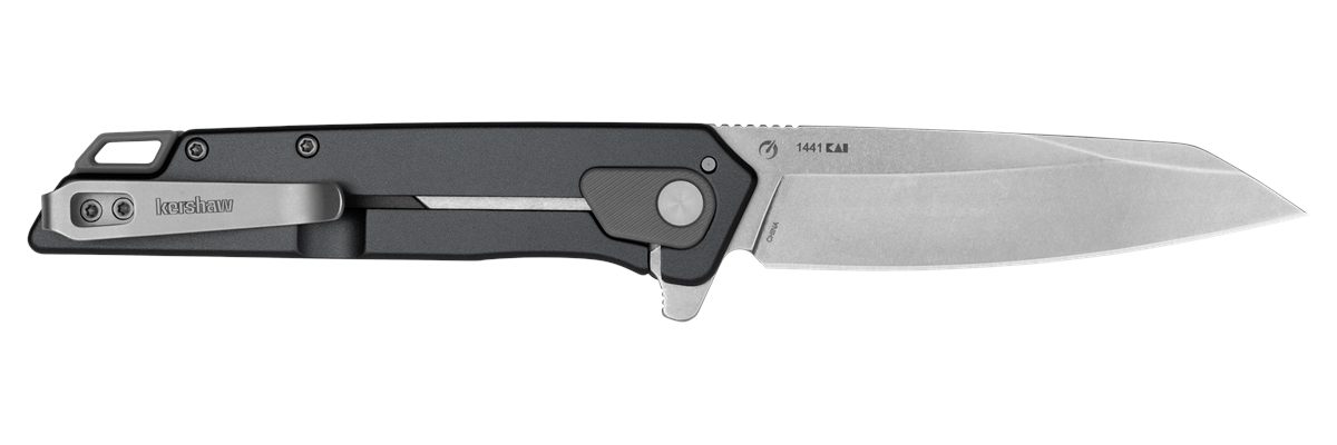 Kershaw Misdirect XL Folding Knife 3/8in Reverse Tanto Blade Black Box