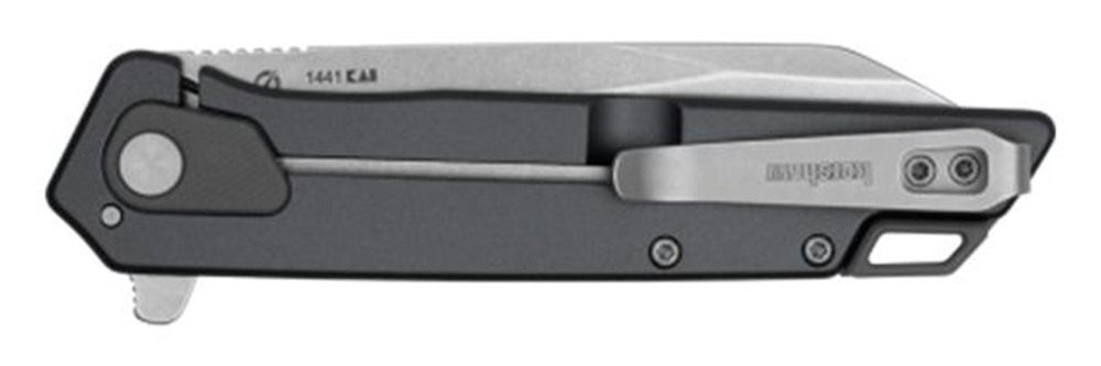 Kershaw Misdirect XL Folding Knife 3/8in Reverse Tanto Blade Black Box view 3