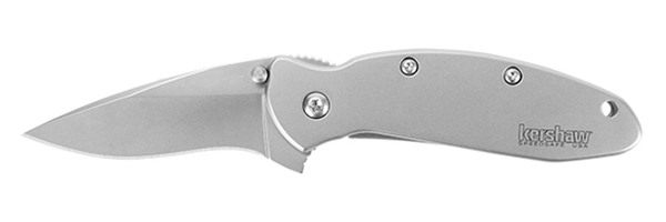 Kershaw 1620FL Scallion 2.40in Folding Drop Point Plain Bead Blasted 420HC view 2