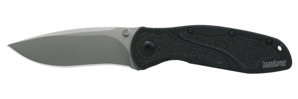 Kershaw S30V Blur Pocketknife, 3.4in Powdered Stainless Steel Recurved Blad