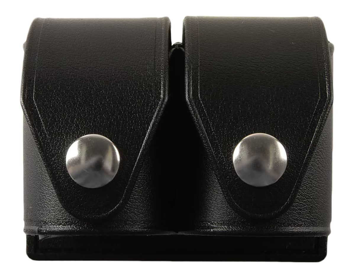HKS 203L-P Double Speedloader Case (Black) (Large) (Plain)