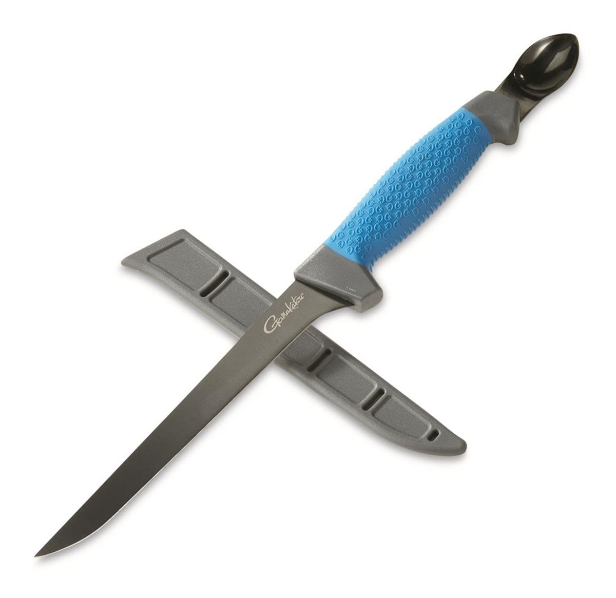Gamakatsu GMKT7FS: Fillet Knife 7in Smoke Blade W/Spoon