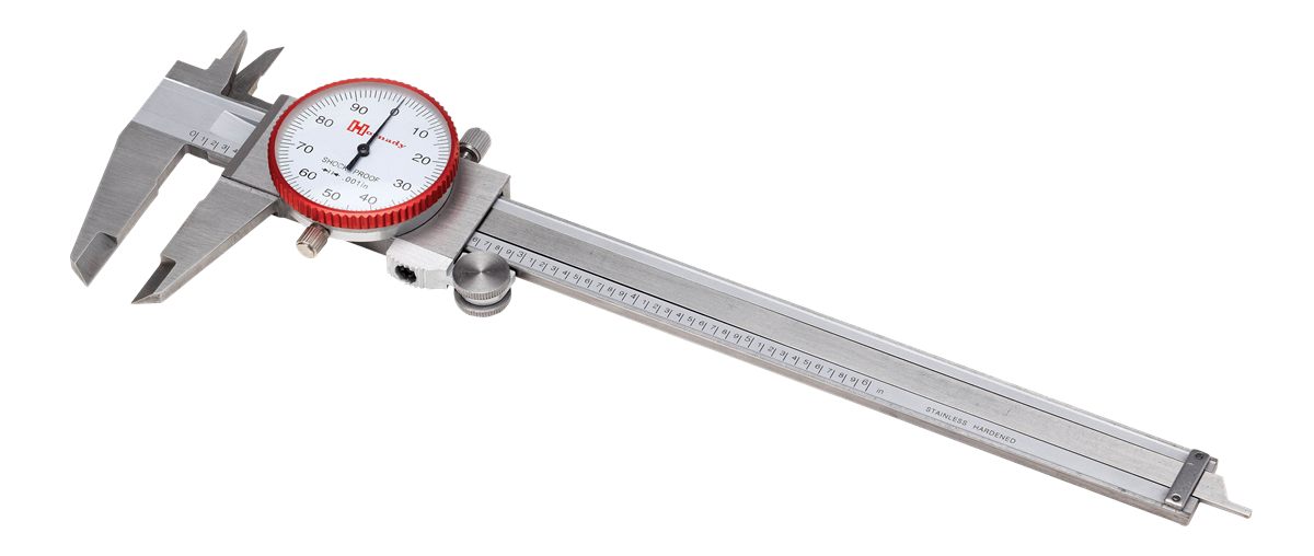 Hornady Dial Caliper, 050075-6 Inch Stainless Steel Shock-Resistant Measuri