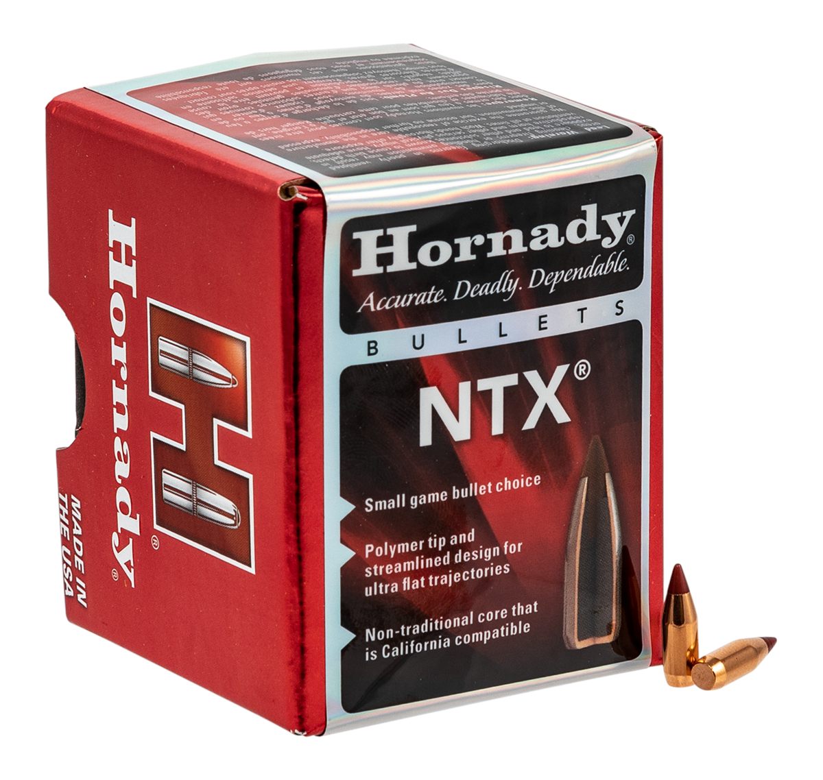 Hornady NTX Non-Leaded Rifle bullets .17 cal 172in 15.5 gr 100/ct