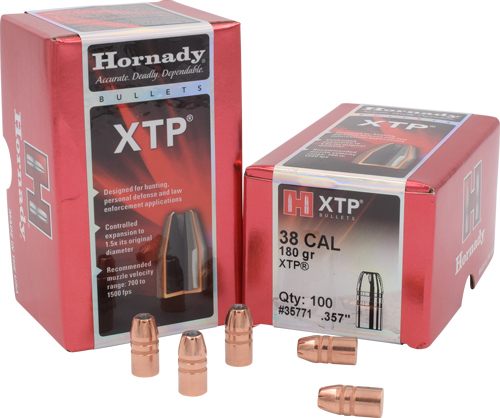Hornady Handgun Bullets .38 cal .357in 180 gr Xtphp 100/ct view 2