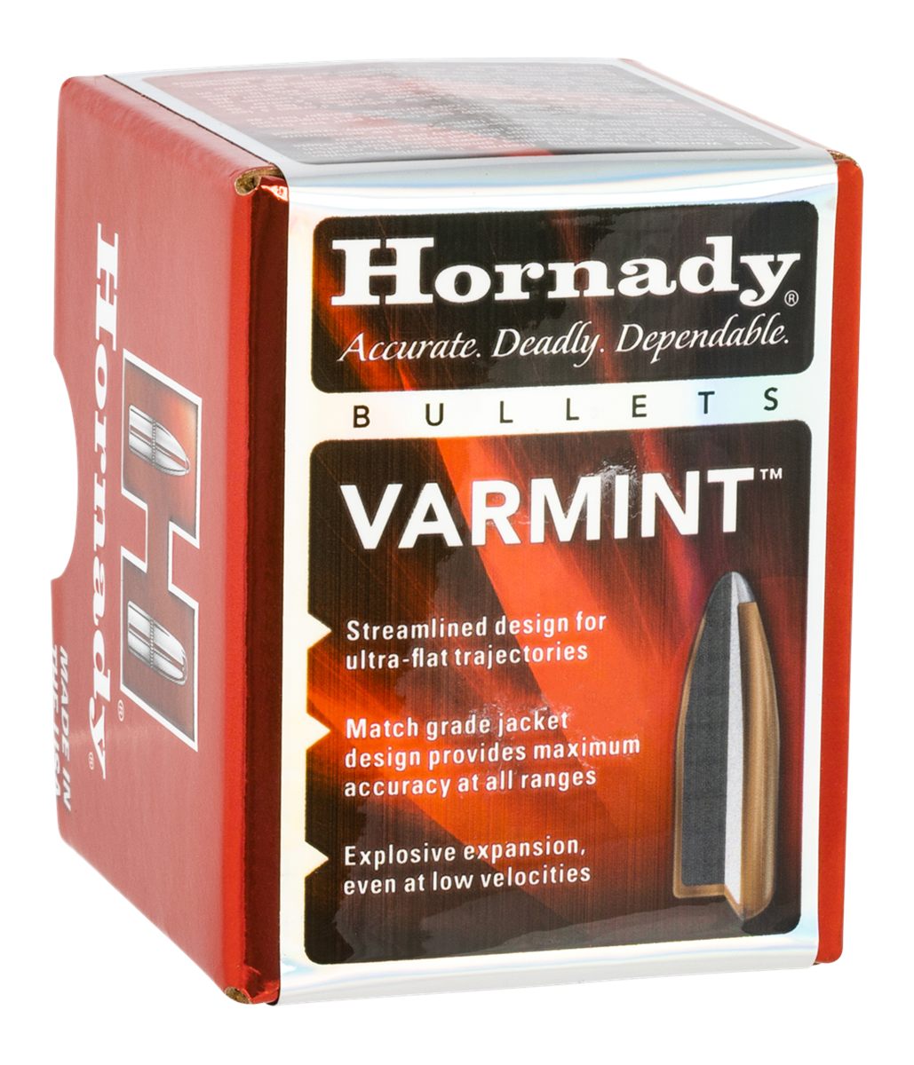 Hornady 2265 Traditional Varmint 22 Cal .224 55 gr Spire Point 100 Per Box/