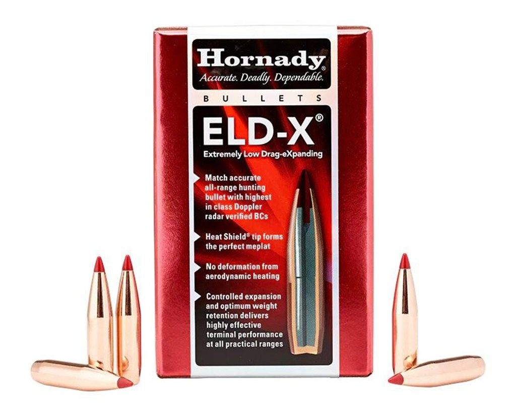 Hornady ELD-X (Extremely Low Drag - eXpanding) Bullets 6mm .243in 90 GR 100 view 2