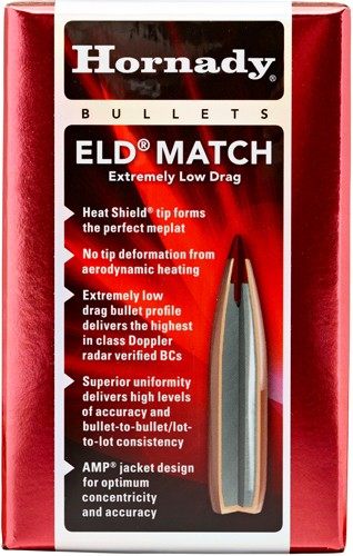 Hornady 22774 ELD Match 22 Cal .224 73 gr Extremely Low Drag 100 Per Box/ 2 view 3