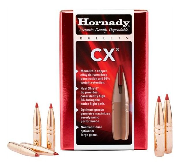 Hornady 2837 CX 7mm .284 160 gr Copper Solid 50 Per Box/ 25 Case