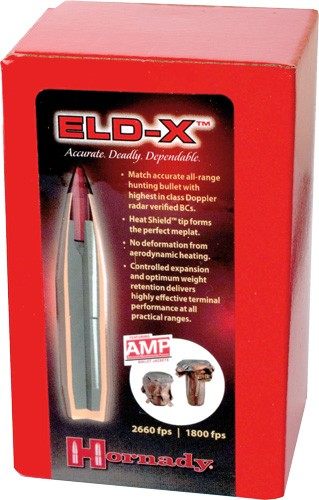 Hornady 2840 ELD-X 7mm .284 162 gr Extremely Low Drag eXpanding 100 Per Box view 2