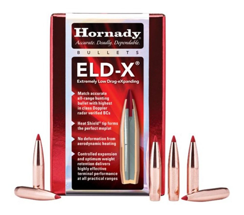 Hornady 2841 ELD-X 7mm .284 175 gr Extremely Low Drag eXpanding 100 Per Box view 2