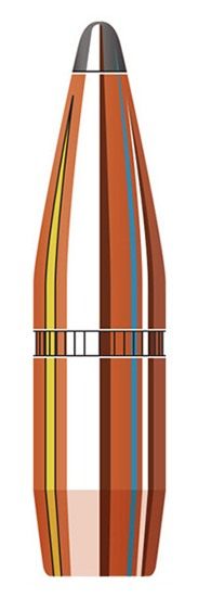 Hornady 3072 InterLock 30 Cal .308 180 gr Boat Tail Spire Point 100 Per Box view 3