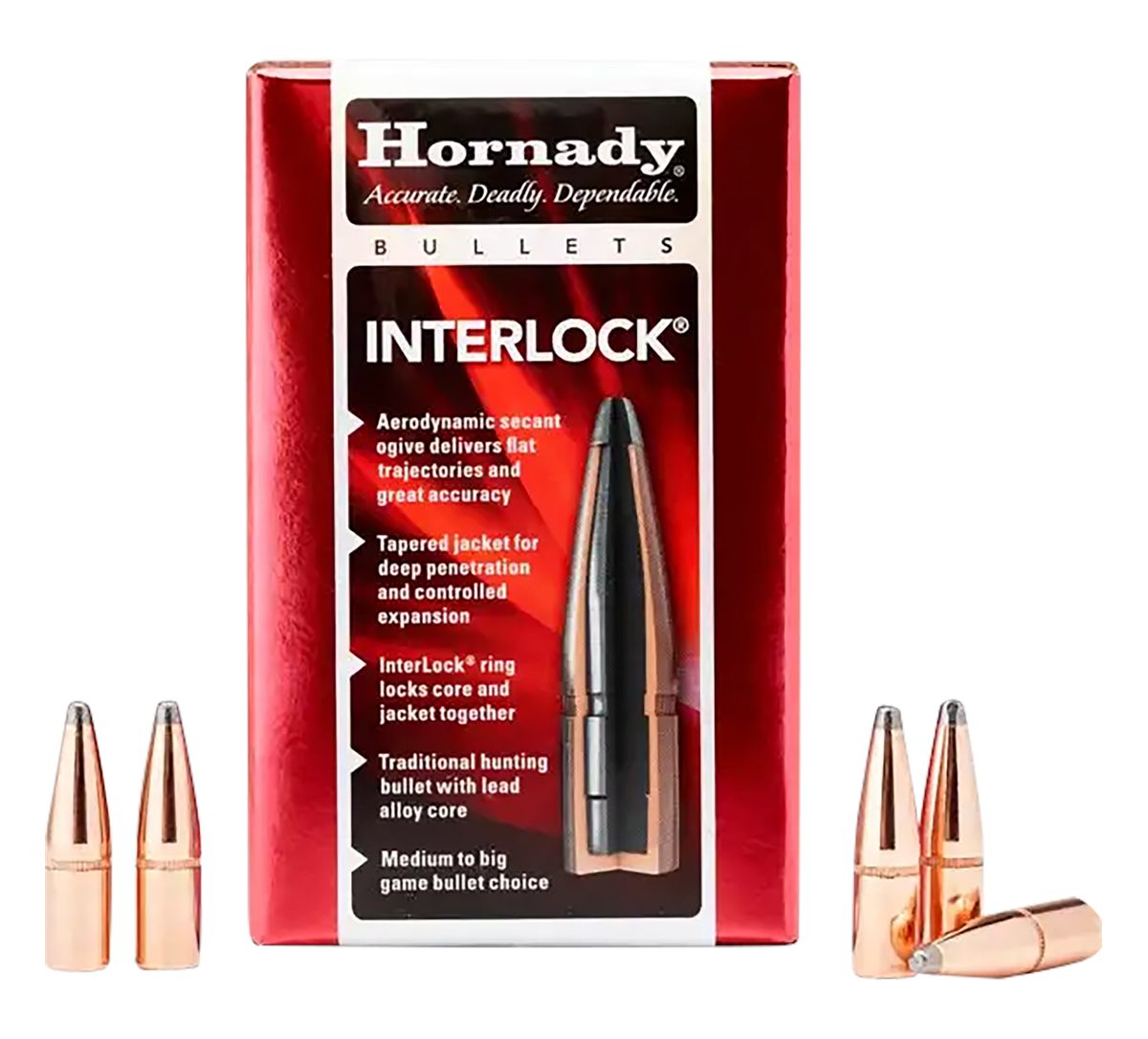 Hornady 3120 InterLock 303 Cal .312 150 gr Soft Point 100 Per Box/ 15 Case
