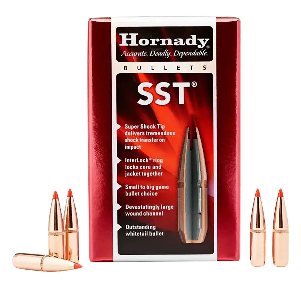 Hornady 3142 SST 7.62mm .310 123 gr Super Shock Tip 100 Per Box/ 25 Case