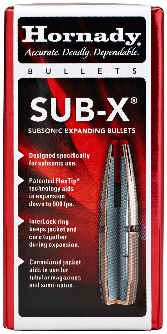 Hornady Sub-X Expanding Bullets 7.62X39 .3115in 255 gr 100/rds view 2
