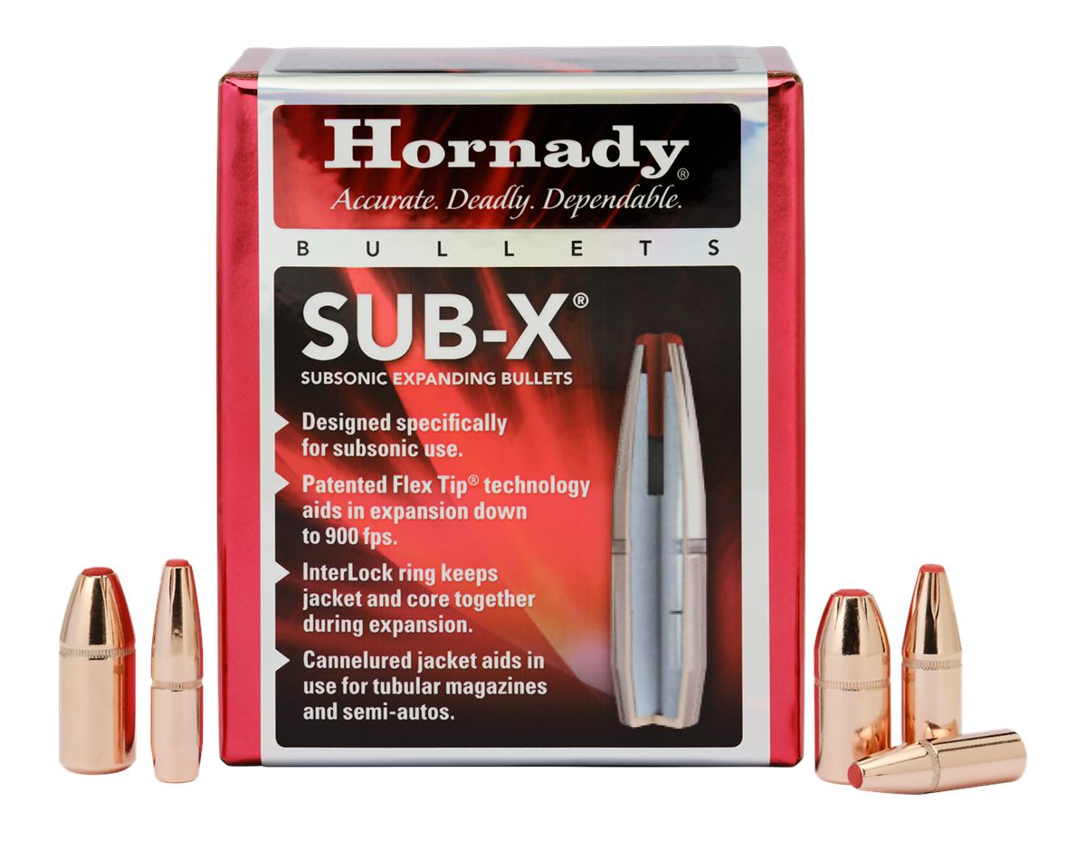 Hornady 3503 Sub-X 35 Cal 250 gr eXpanding 100 Per Box/ 15 Case