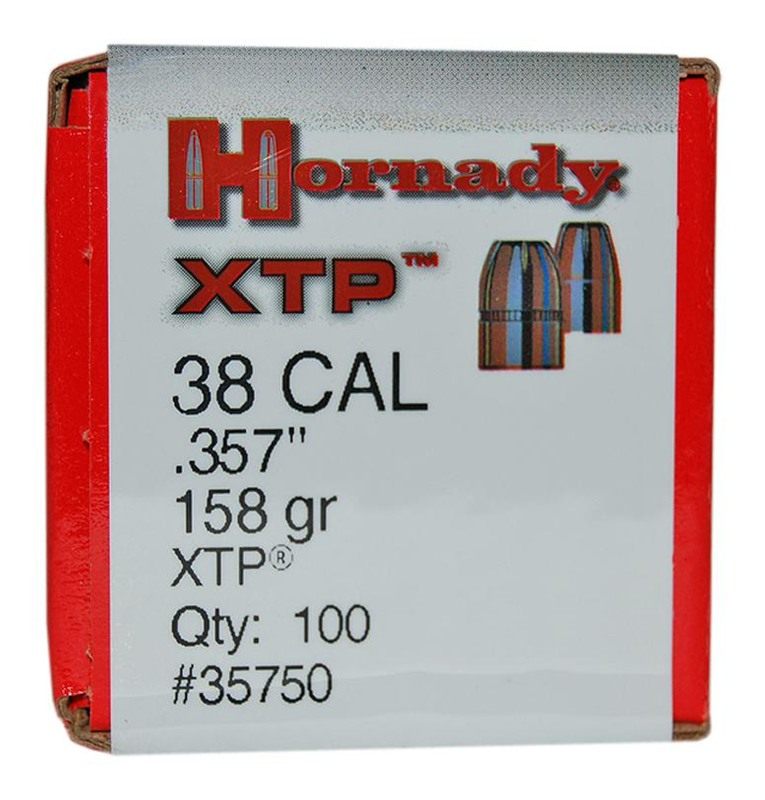 Hornady 35750 XTP 38 Cal .357 158 gr Hollow Point 100 Per Box/ 25 Case view 2