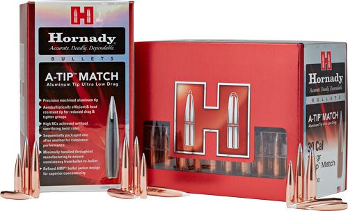Hornady 3729 A-Tip Match 375 Cal 390 gr A 25 Per Box/ 10 Case view 3