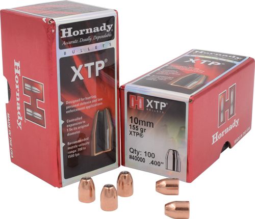 Hornady 40000 XTP 10mm Auto .400 155 gr Hollow Point 100 Per Box/ 25 Case view 2