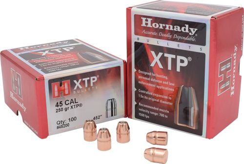 Hornady 45200 XTP 45 Cal .452 250 gr Hollow Point 100 Per Box/ 15 Case view 2