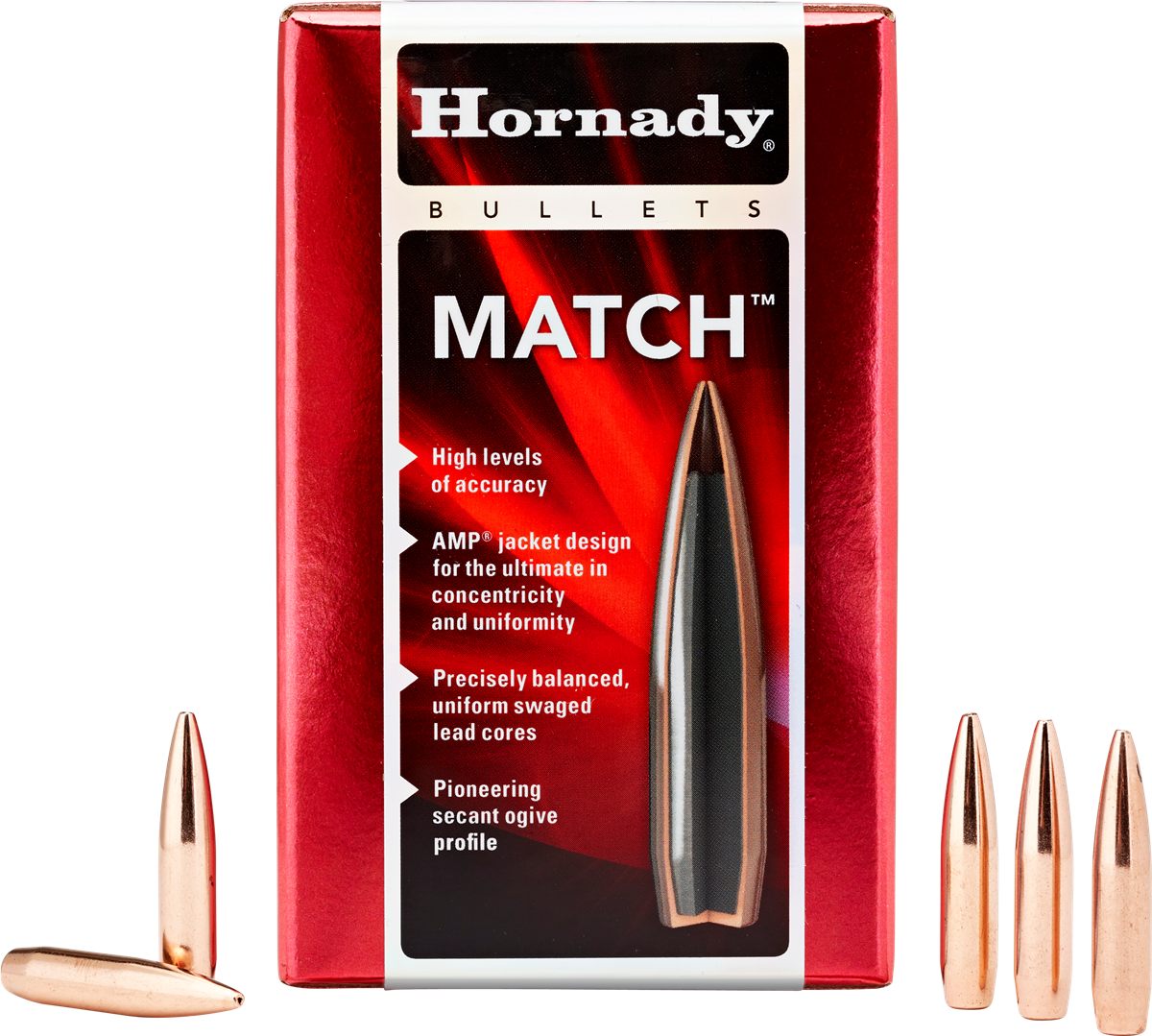 Hornady 24561 ELD Match 6mm .243 108 gr Extremely Low Drag 100 Per Box/ 25