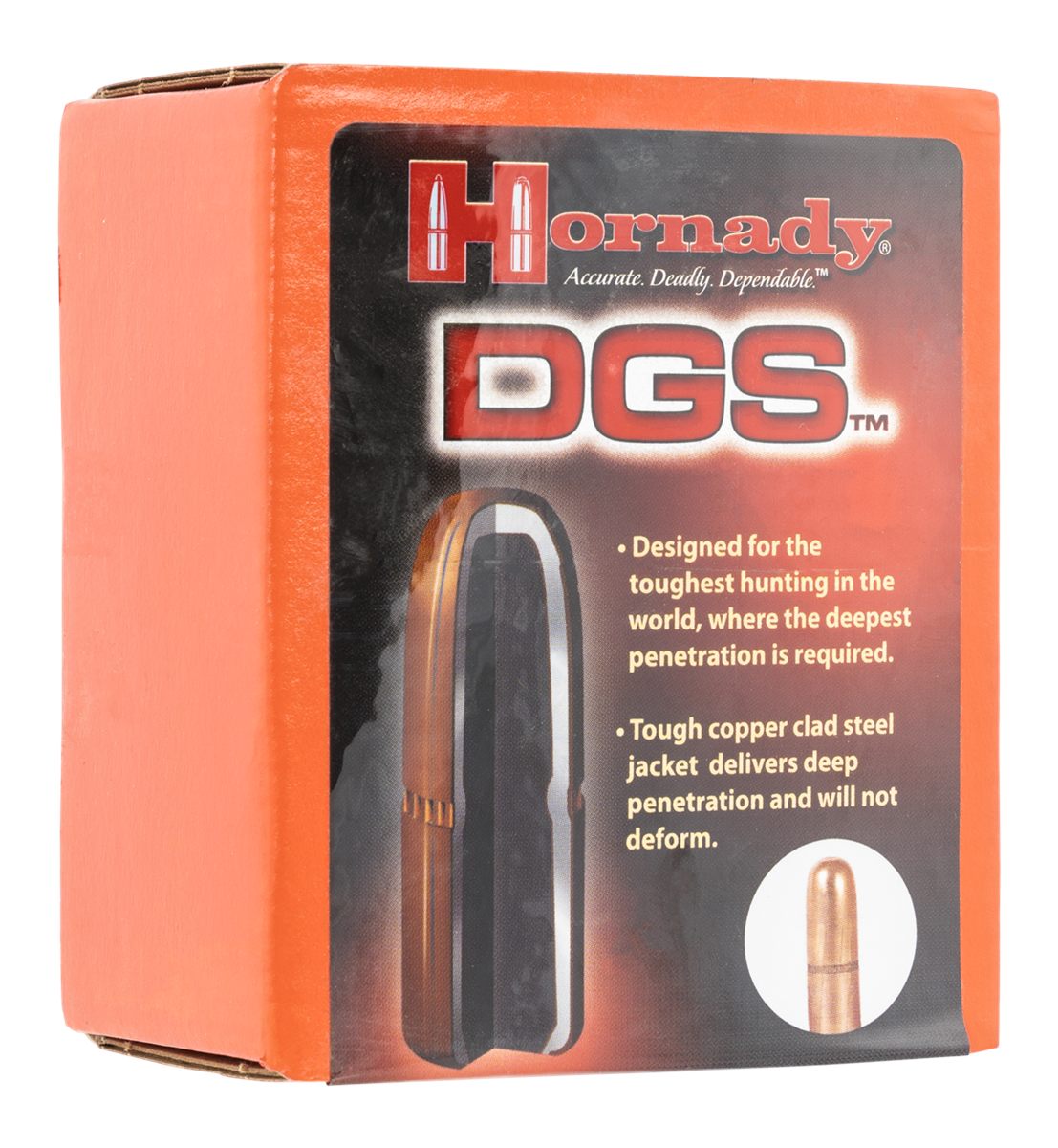 Hornady 5051 DGS 505 Cal 525 gr Dangerous Game Solid 50 Per Box/ 15 Case