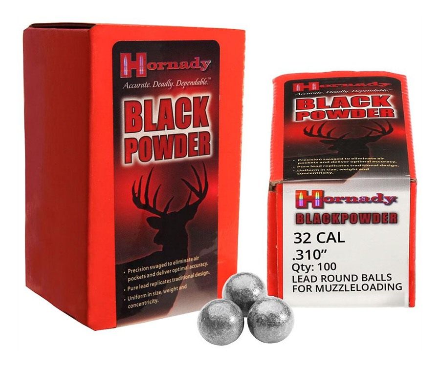 HORNADY .310 .32 CALIBER ROUND BALL 100CT 40BX/CS view 3