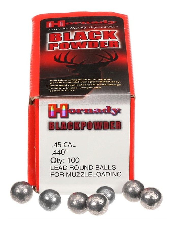Hornady 6040 Black Powder Lead Balls 45 Cal .440 100 Per Box/ 25 Case view 4