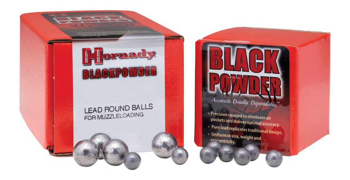 Hornady 6080 Lead Balls 45 Cal 100 Per Box/25 Case