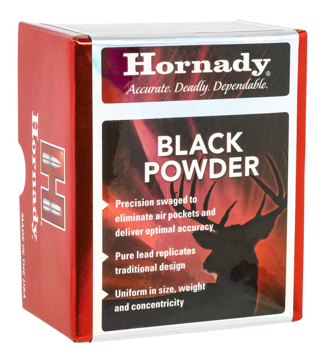 Hornady 6100 Lead Balls 54 Cal 100 Per Box/15 Case