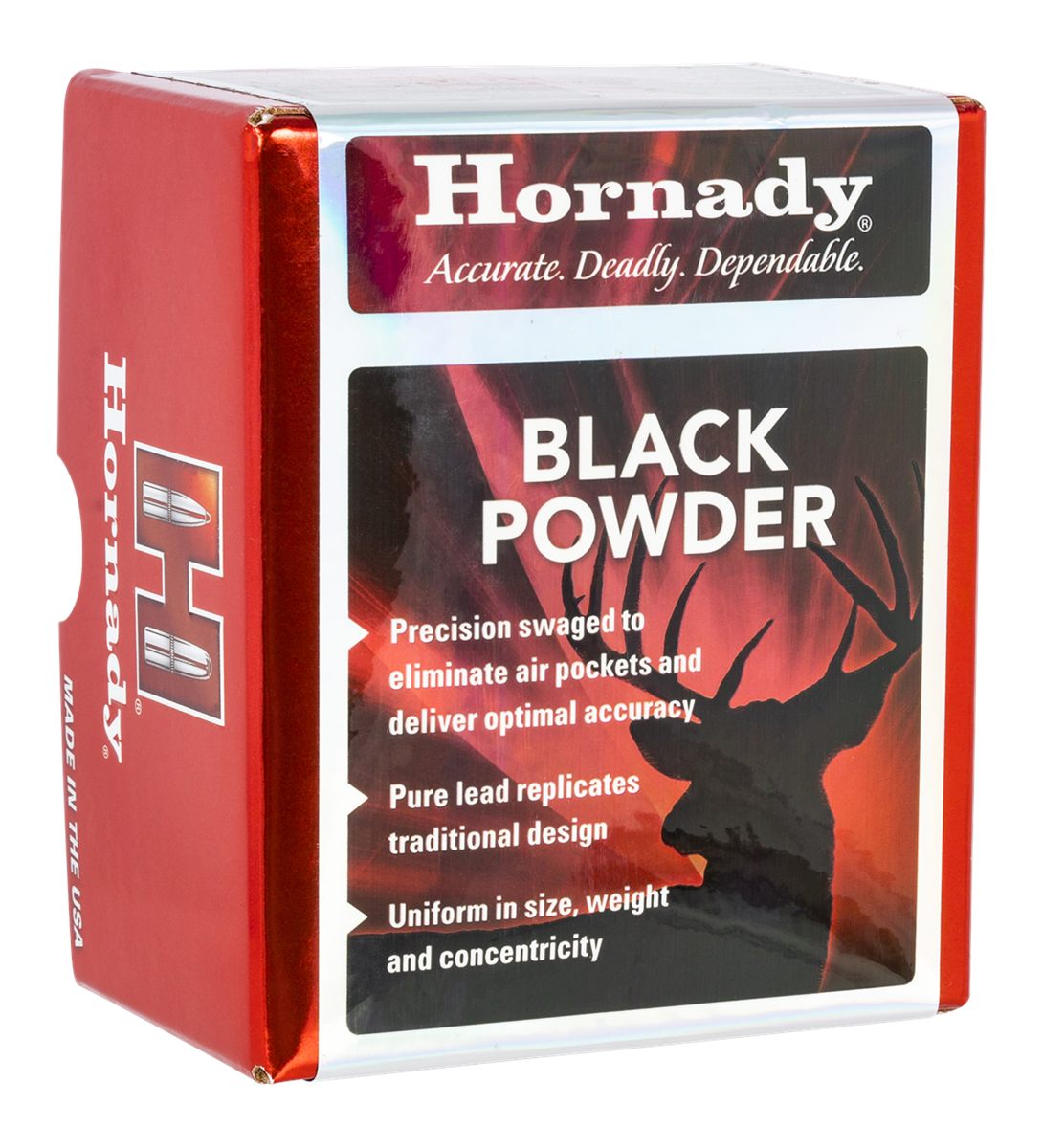 Hornady 6110 Lead Balls 54 Cal 100 Per Box/15 Case