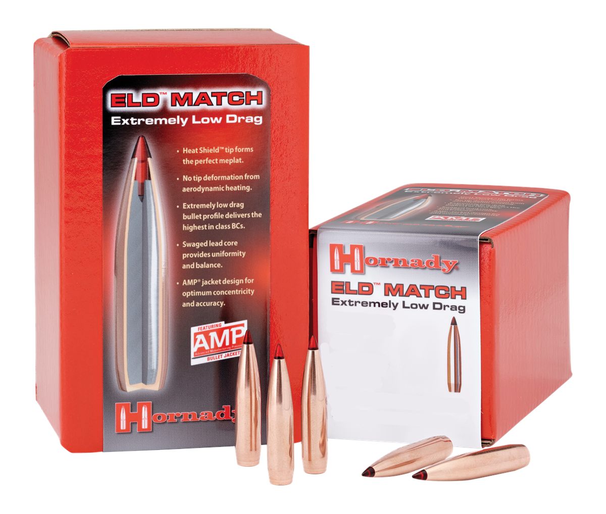 Hornady 26331 ELD Match 6.5mm .264 140 gr Extremely Low Drag 100 Per Box/ 1