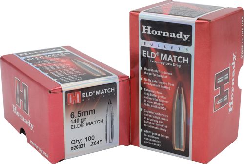 Hornady 26331 ELD Match 6.5mm .264 140 gr Extremely Low Drag 100 Per Box/ 1 view 2