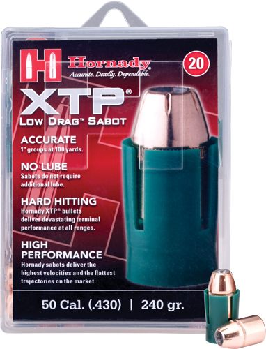 Hornady Sabots w/ XTP Bullets .50 cal with .44 240 gr 20/ct view 2