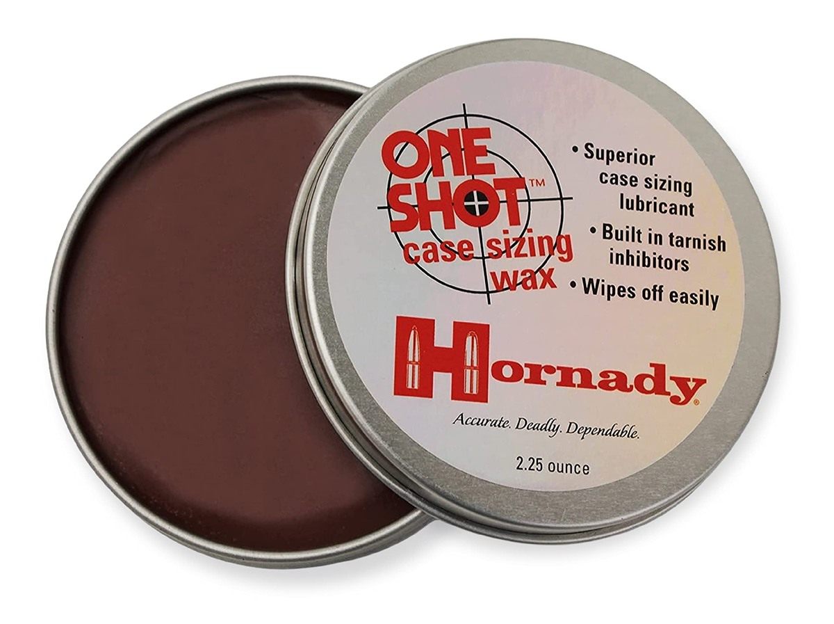 Hornady One Shot Case Sizing Wax, 2.25 Oz Wipes Off Easily, No Sticky Resid
