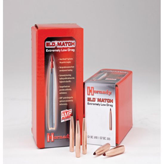 Hornady 30506 ELD Match 30 Cal .308 168 gr Extremely Low Drag 100 Per Box/ view 2