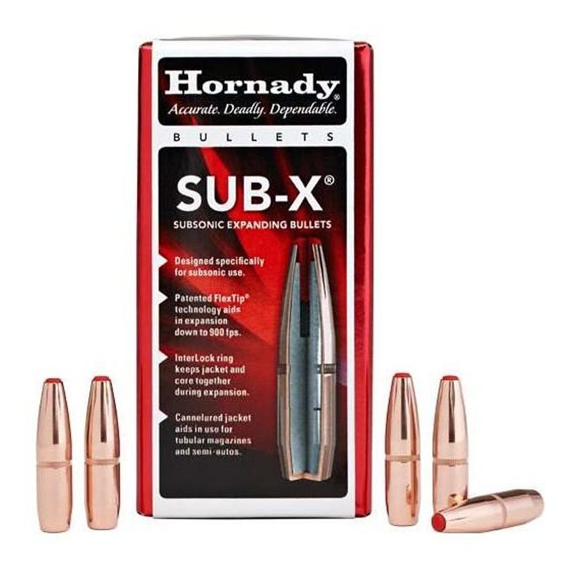 Hornady 30718 Sub-X 30 Cal 308 175 gr eXpanding 100 Per Box/ 15 Case view 2