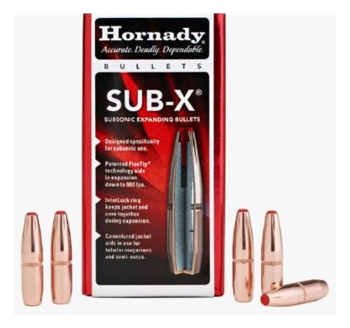 Hornady Sub-X Expanding Bullets 338 cal .338in 307 gr (338 ARC) 50/ct view 2