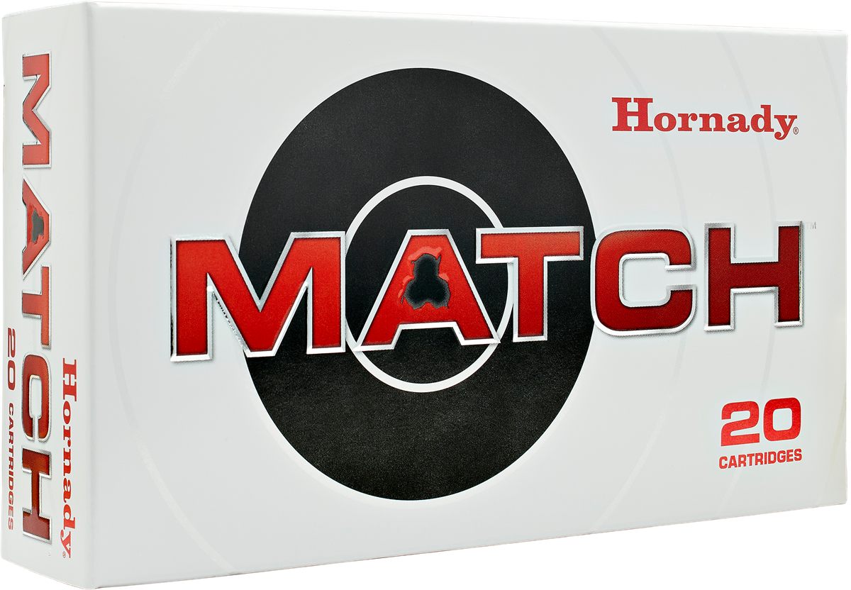 Hornady 8097 Match 308 Win 168gr Boat Tail Hollow Point 20 Per Box/10 Case