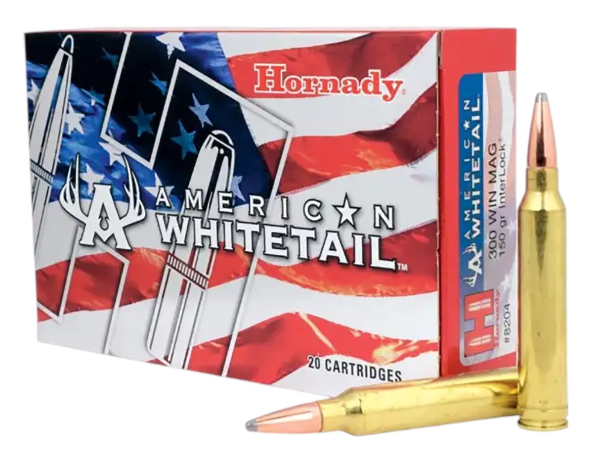 Hornady 8204 American Whitetail 300 WinMag 150gr InterLock Spire Point 20 P
