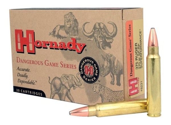 Hornady 8231 Dangerous Game 375 Ruger 270gr InterLock Spire Point Recoil Pr view 3