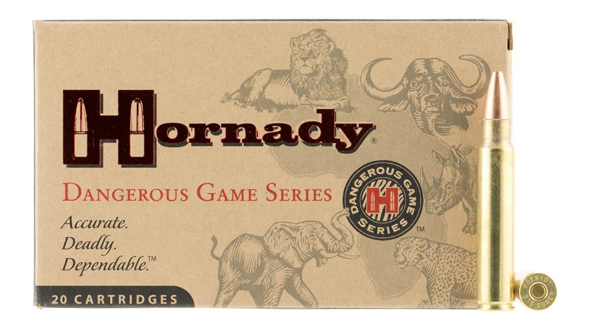 Hornady 8232 Dangerous Game 375 Ruger 300gr Solid 20 Per Box/6 Case