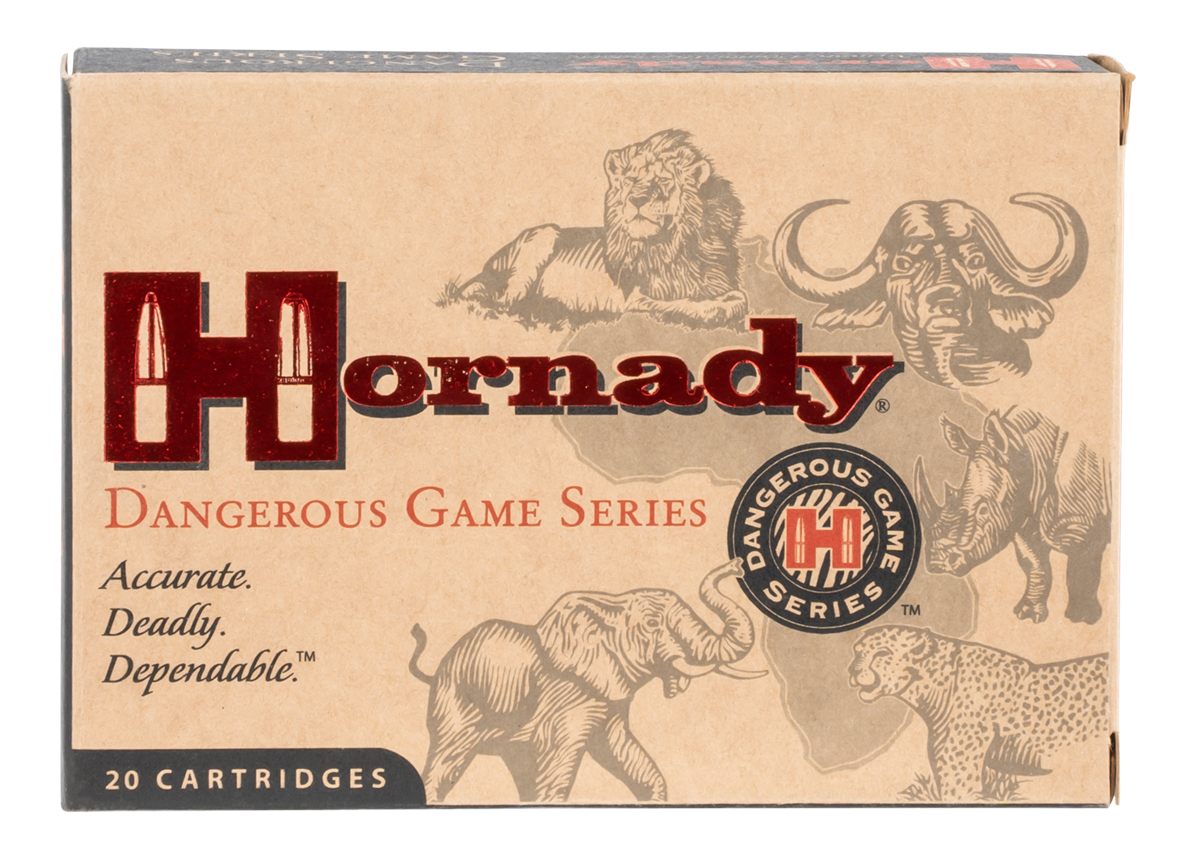Hornady 8242 Dangerous Game 450-400 NitroExpress 400gr Solid 20 Per Box/6 C