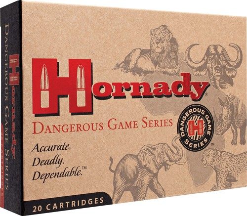 Hornady Dangerous Game Series Rifle Ammunition .458 Lott 500 gr DGS 2300 fp view 4