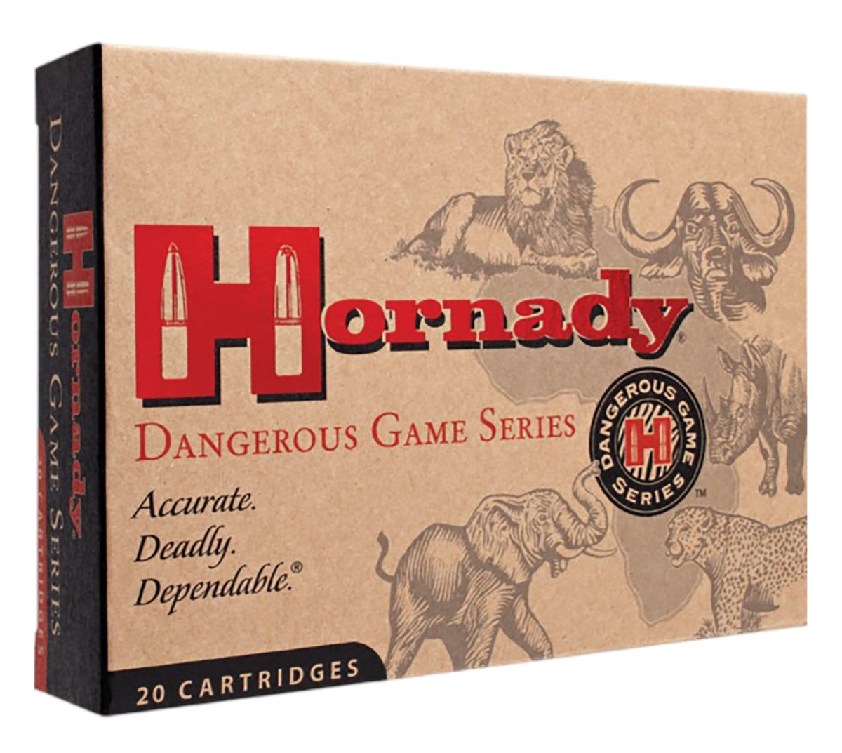 Hornady Dangerous Game Series Rifle Ammunition .416 Rigby 400 gr DGS 2415 f